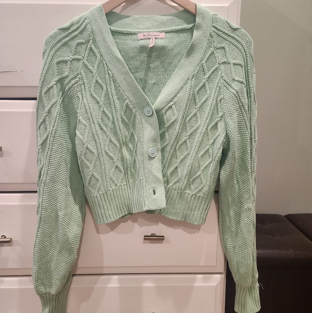BCBG Mint Green Cardigan